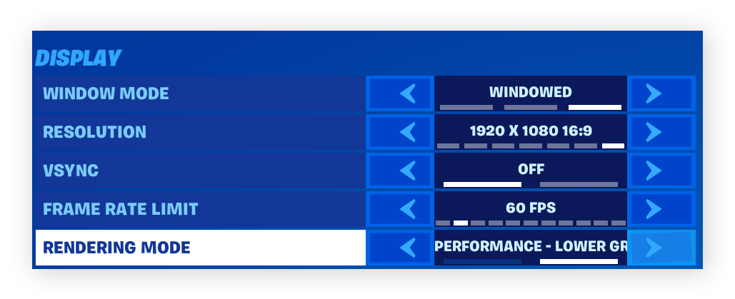 Fortnite radeon 2025 settings